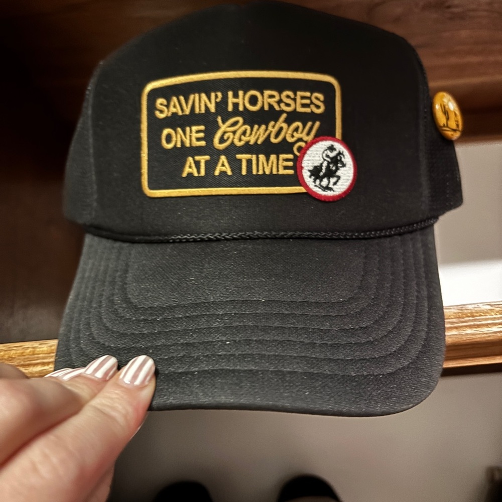 Black Trucker Hat